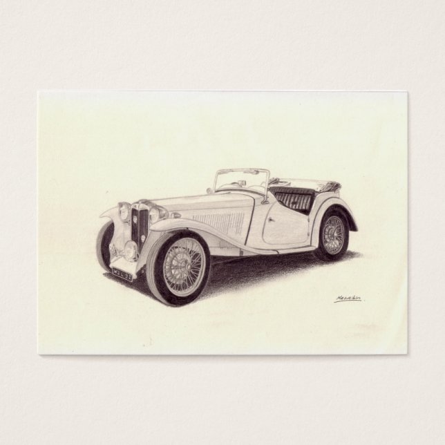 Voiture Vintage : MG TC (Devant)