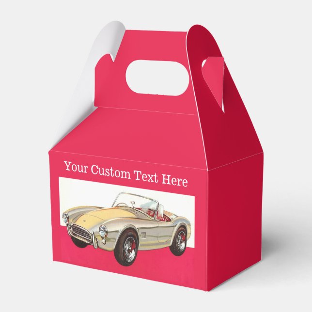 Voiture Vintage sur mesure ballotins (Verso)