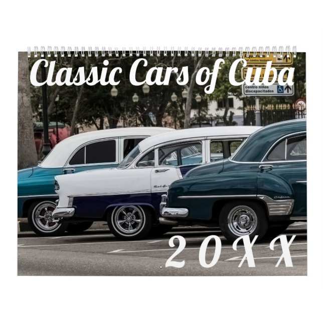 Voitures classiques de Cuba 2 Calendrier (Protection)