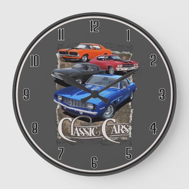 Voitures classiques Grande horloge (Recto)