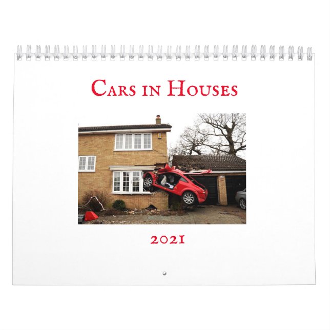 Voitures dans les maisons Calendrier 2021 (Protection)