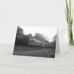 "Voitures de chemin de fer abandonnées" Carte de t