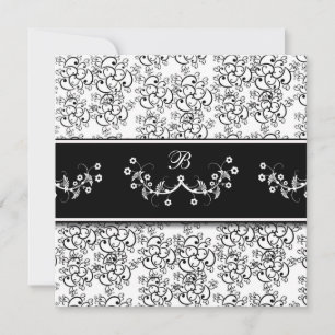 Voix de renouvellement mariage - Invitation - Mono