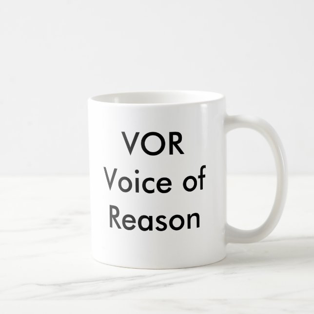Voix de Vor de tasse de raison (Droite)