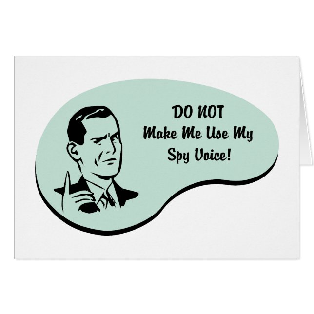 Voix d'espion (Devant horizontal)