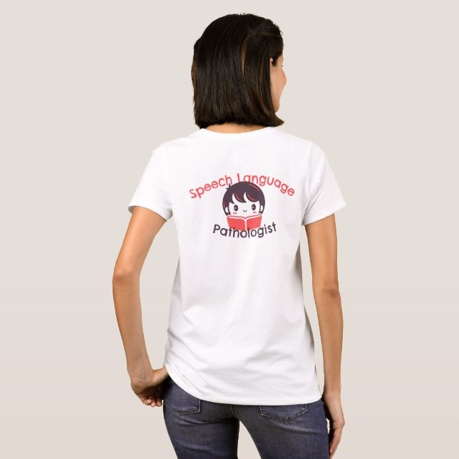 Voix Langue Pathologiste T-shirt femme (Dos entier)