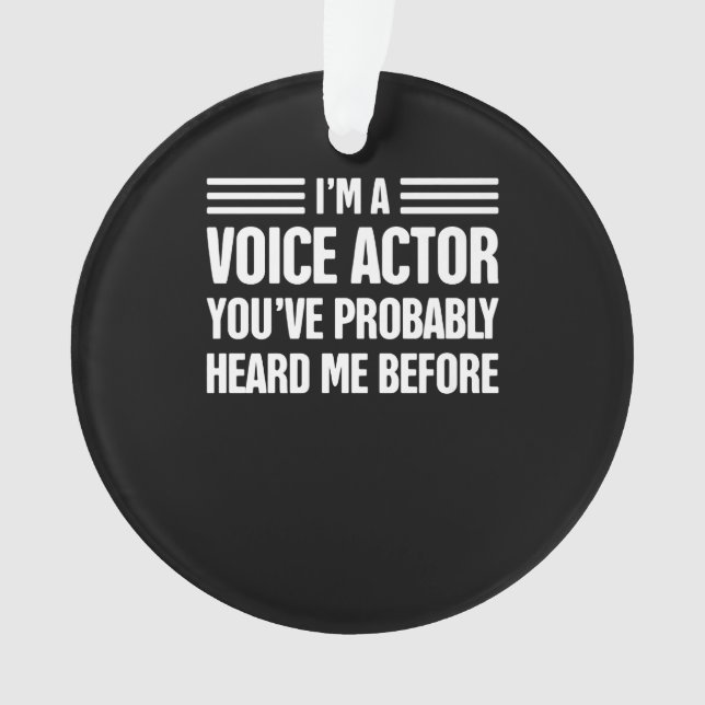 Voix-over Artist Voice intérimaire cadeau Premium (devant)