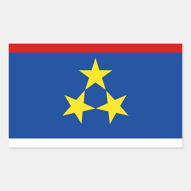 Vojvodina flag sticker (Front)