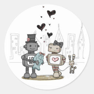 vol25 - from the heart classic round sticker