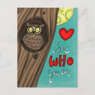 vol25- love who you are postcard