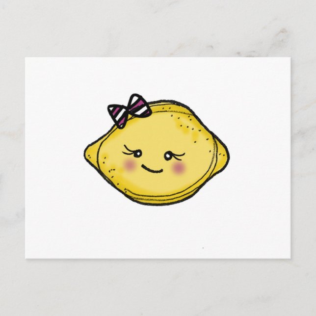 Vol25 Rosey Cheeked lemon head post card (Front)