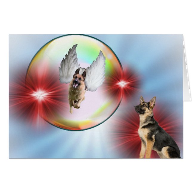Vol d'ange de berger allemand (Devant horizontal)