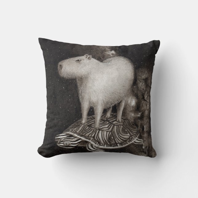 Vol de Capybara et de terrapin par le coussin de (Recto)