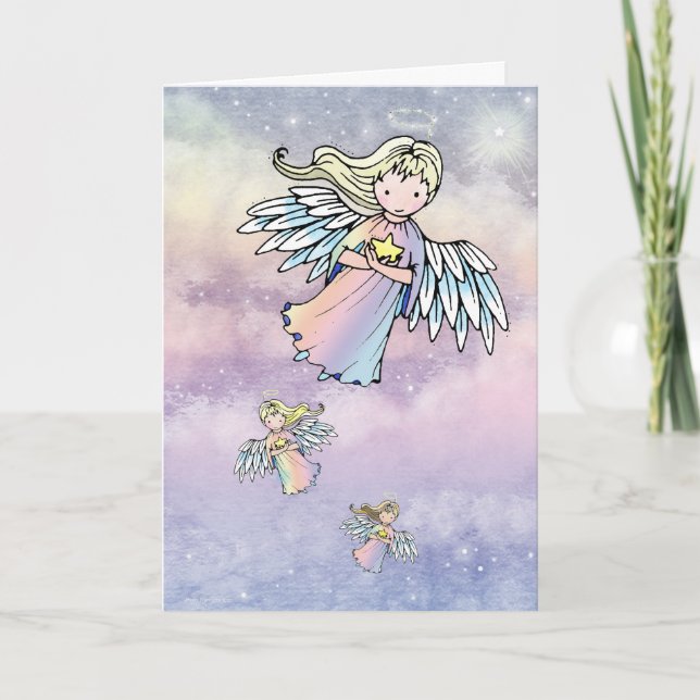 Vol de la carte de vacances Angels (Devant)