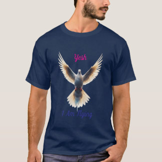 Vol divin : T-shirt de colombe surréaliste