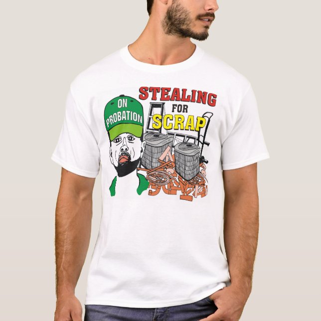 Vol drôle pour le T-shirt des hommes de chute (Devant)