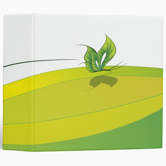 Vol du Classeur papillon vert (Devant/Côté)