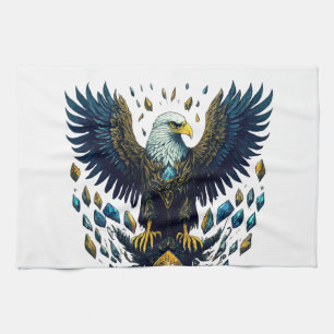 Vol majestueux : Serviettes de cuisine Crystal Eag
