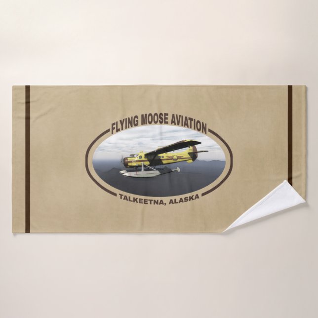 Vol Moose Aviation de Havilland DH3-C Otter (Serviette de bain)