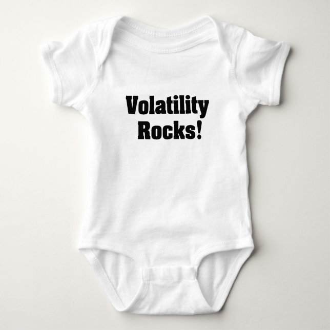 Volatility Rocks! Baby Bodysuit (Front)