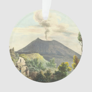 Volcan actif du Vésuve Naples 1832 Italie