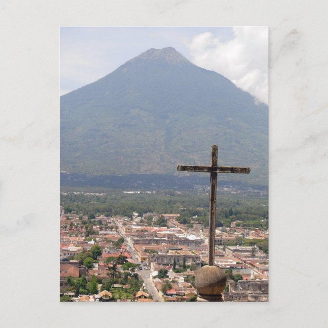 Volcan Agua, Guatemala, Carte postale (Devant)