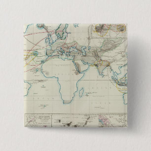 Volcanic action 2 inch square button