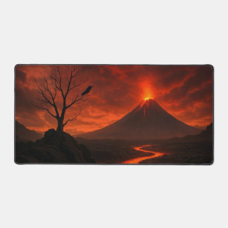 Volcanic Eruption Desk Mat