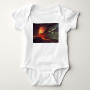 Volcanic Eruption of Mount Vesuvius (Live Volcano) Baby Bodysuit