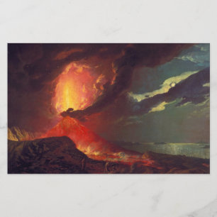 Volcanic Eruption of Mount Vesuvius (Live Volcano) Stationery