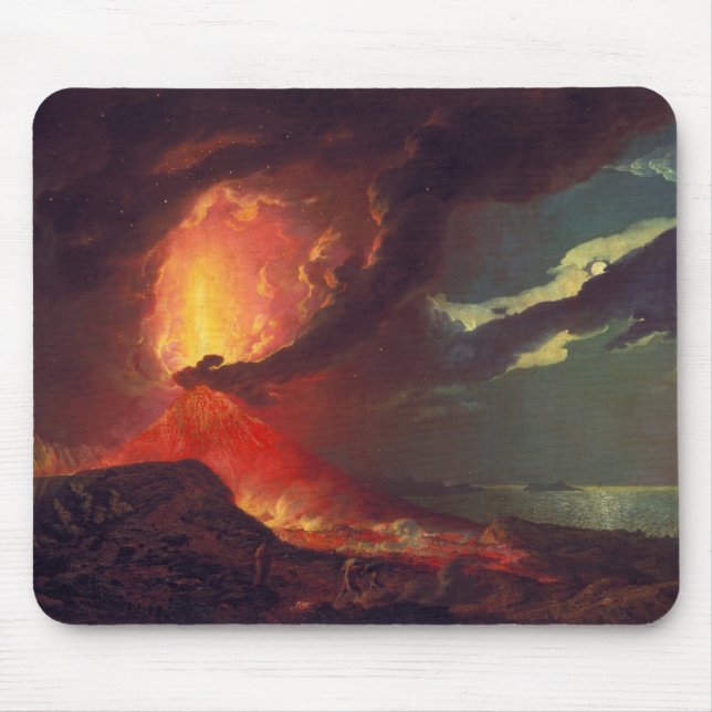Volcanic Eruption of Mount Vesuvius (Wright) Mouse Pad (Front)
