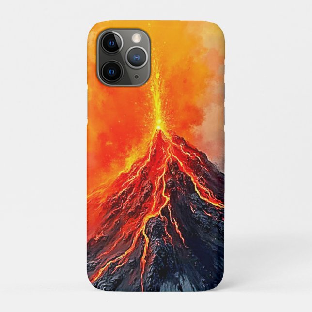 Volcanic Eruption: Raw Power Case-Mate iPhone Case (Back)