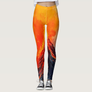 Volcanic Eruption: Raw Power Leggings