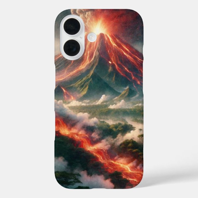 Volcanic Eruptions Case-Mate iPhone Case (Back)