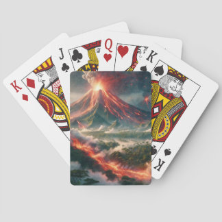Volcanic Eruptions Playing Cards