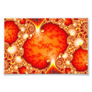 Volcanic Garden - Fractal art Photo Print