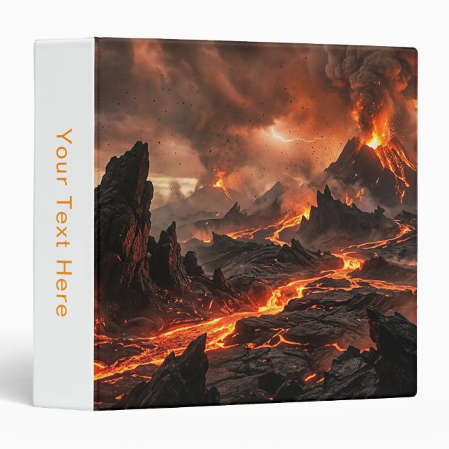 Volcanic Lava Binder (Front/Spine)