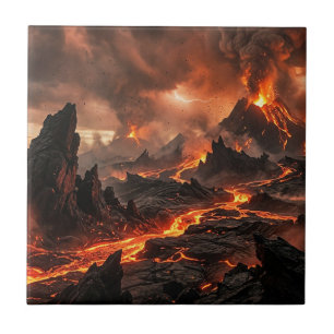 Volcanic Lava Tile