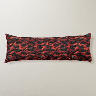 Volcanic Magma Volcano pattern Body Pillow