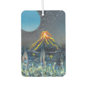 Volcanic Mountain Eruption Air Freshener