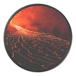 volcano eruption hockey puck