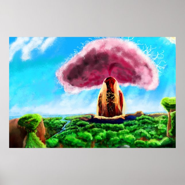 Volcano Goddess Pele Poster (Front)