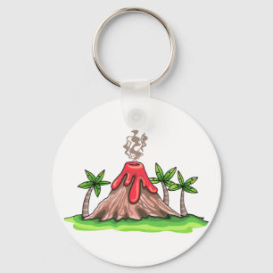 Volcano Keychain