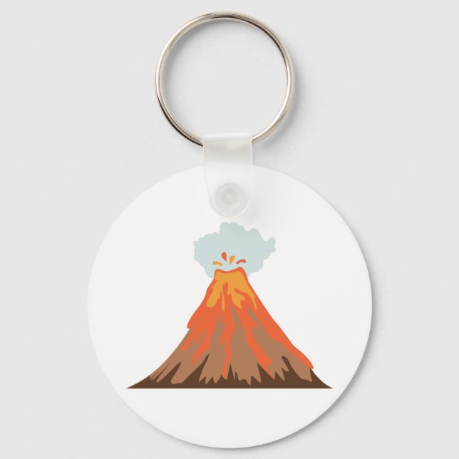 Volcano Keychain (Front)