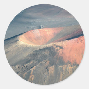 Volcano lovers - Kilauea in Kauai Classic Round Sticker