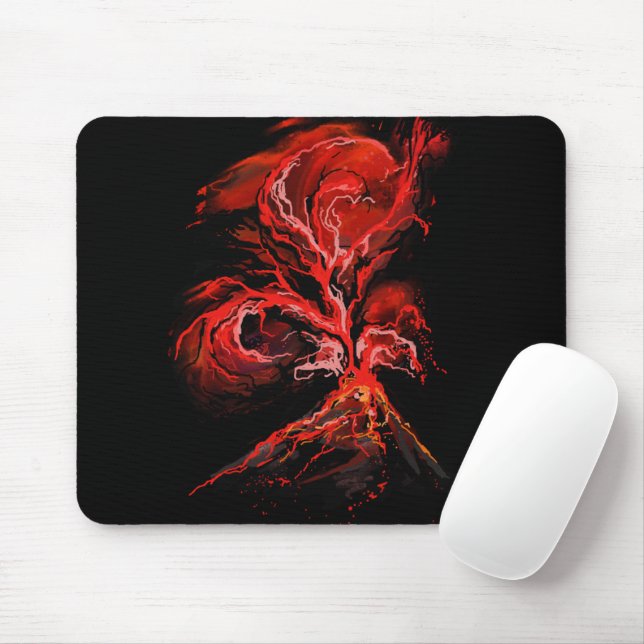 Volcano Mouse Pad (With Mouse)