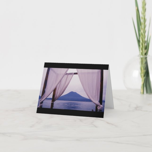 Volcano note card (Front)