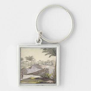 Volcano of Ario di Turbaco near Cartagena, Colombi Keychain