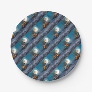 Volcano Paper Plate