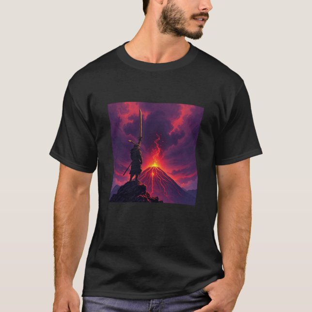 Volcano Samurai T-Shirt (Front)